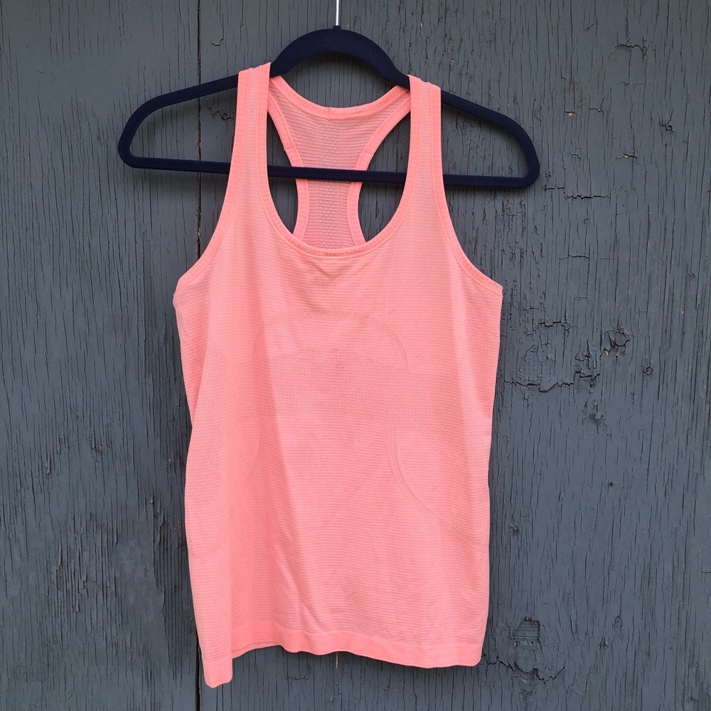 Light peach Lululemon swiftly racerback (size 8)